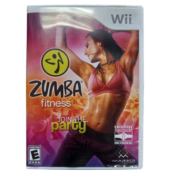 Zumba Fitness Join the Party Nintendo Wii Game by Majesco – Dance Workout - Picture 1 of 2